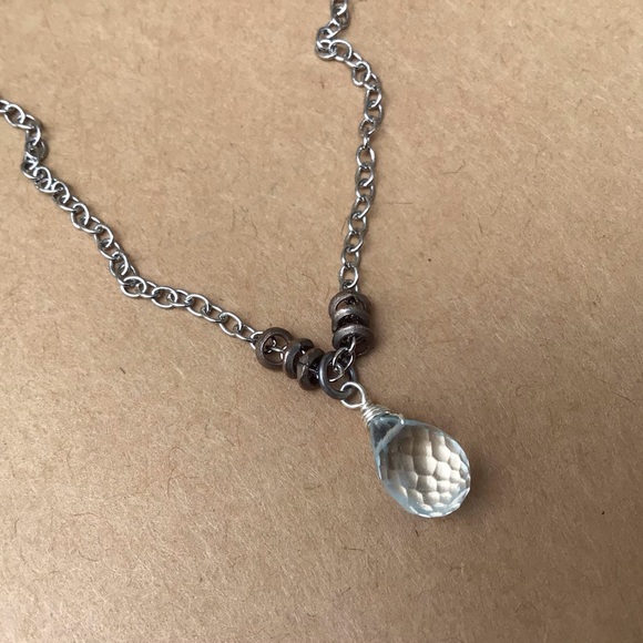 Aquamarine Sundance Charm Necklace - Picture 6 of 10